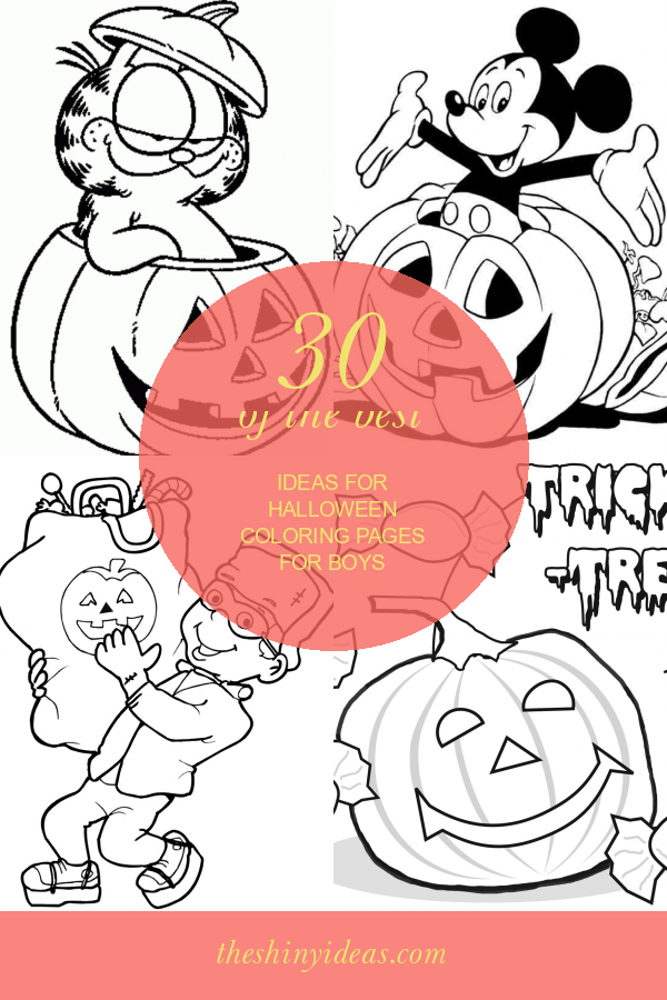 30 Of the Best Ideas for Halloween Coloring Pages for Boys - Home